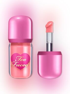 NWT Too Faced Love Flush Glowing Liquid Blush - love letter pink
